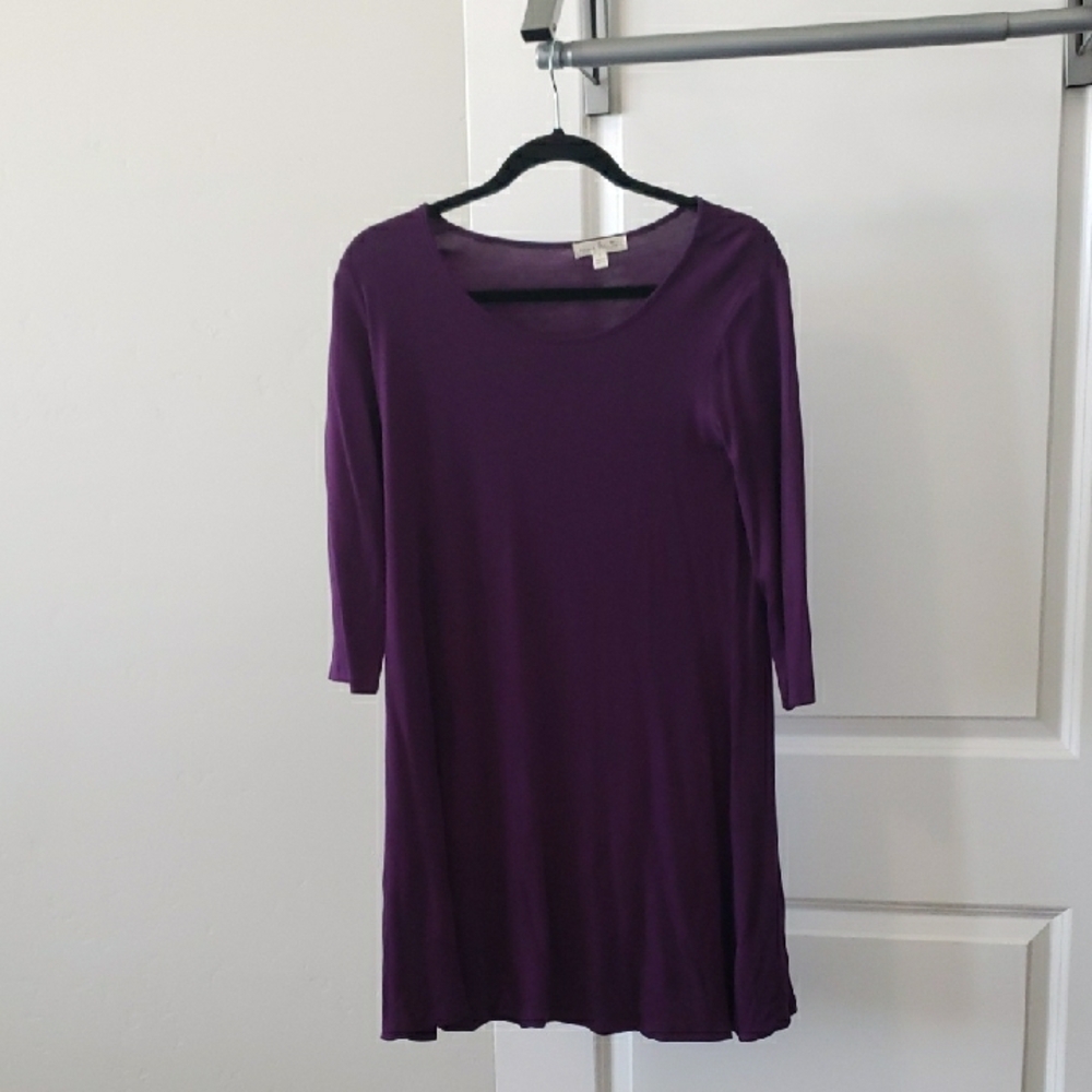 Elegant Purple Women's Dress